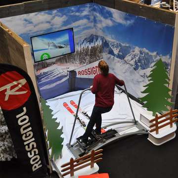 Pro Ski Fit 360 Simulator at La Part-Dieu des Neiges 2014