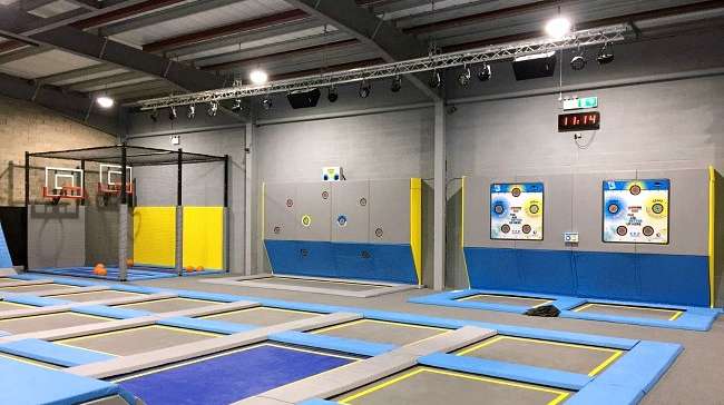 SkyPods Introduce Interactive Games to Trampoline Parks