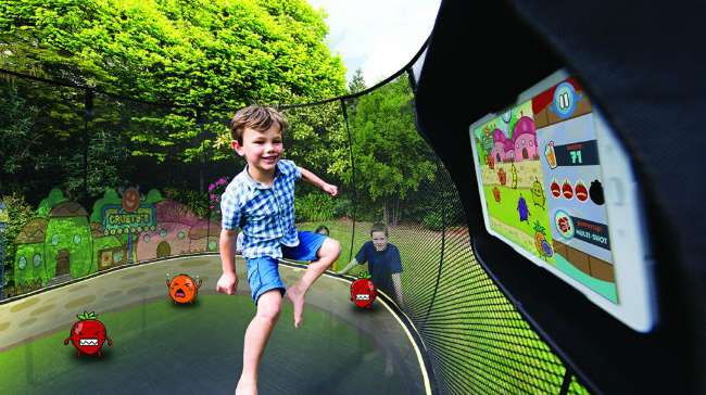 Tgoma Technology Brings Interactive Games to Trampolines