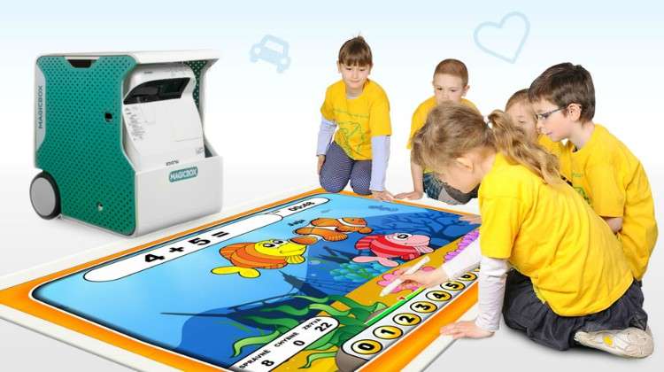 Magic Box Interactive Floor Introduces Preschoolers to Educational Games