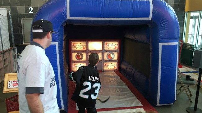 electronic hokey net
