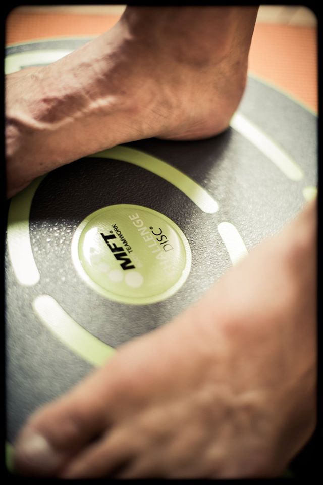 challenge disc balance training