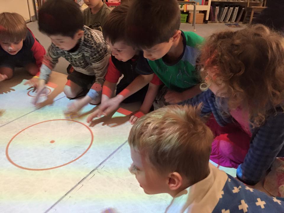 interactive projector kids games