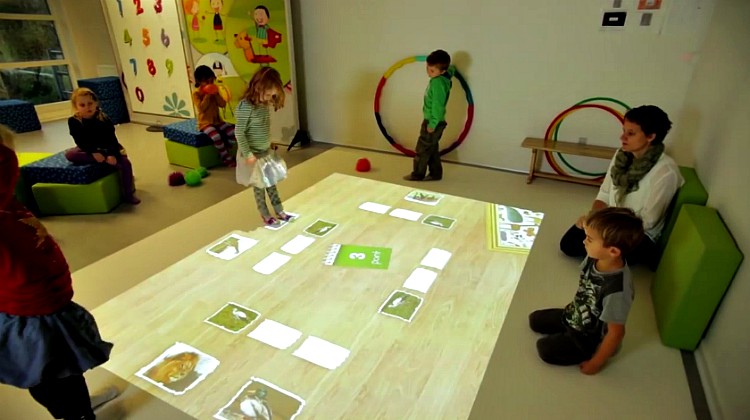 interactive education floor